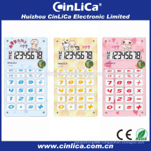 High quality 8 digit mini silicon promotion calculator for gift